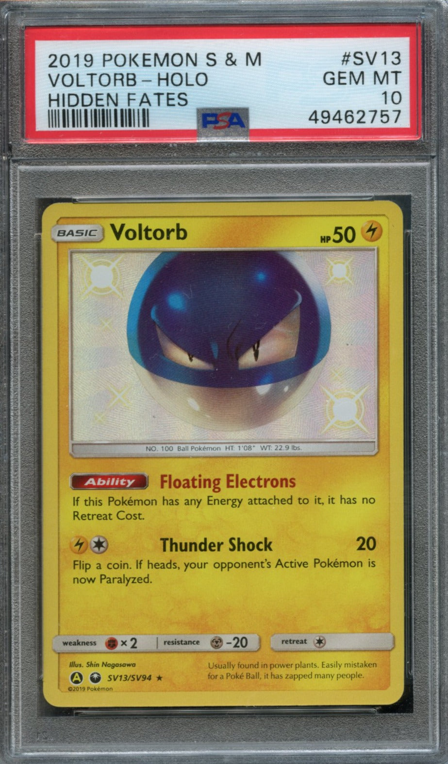 Voltrob #SV13 PSA 10 Hidden Fates、mySite、waistdrama