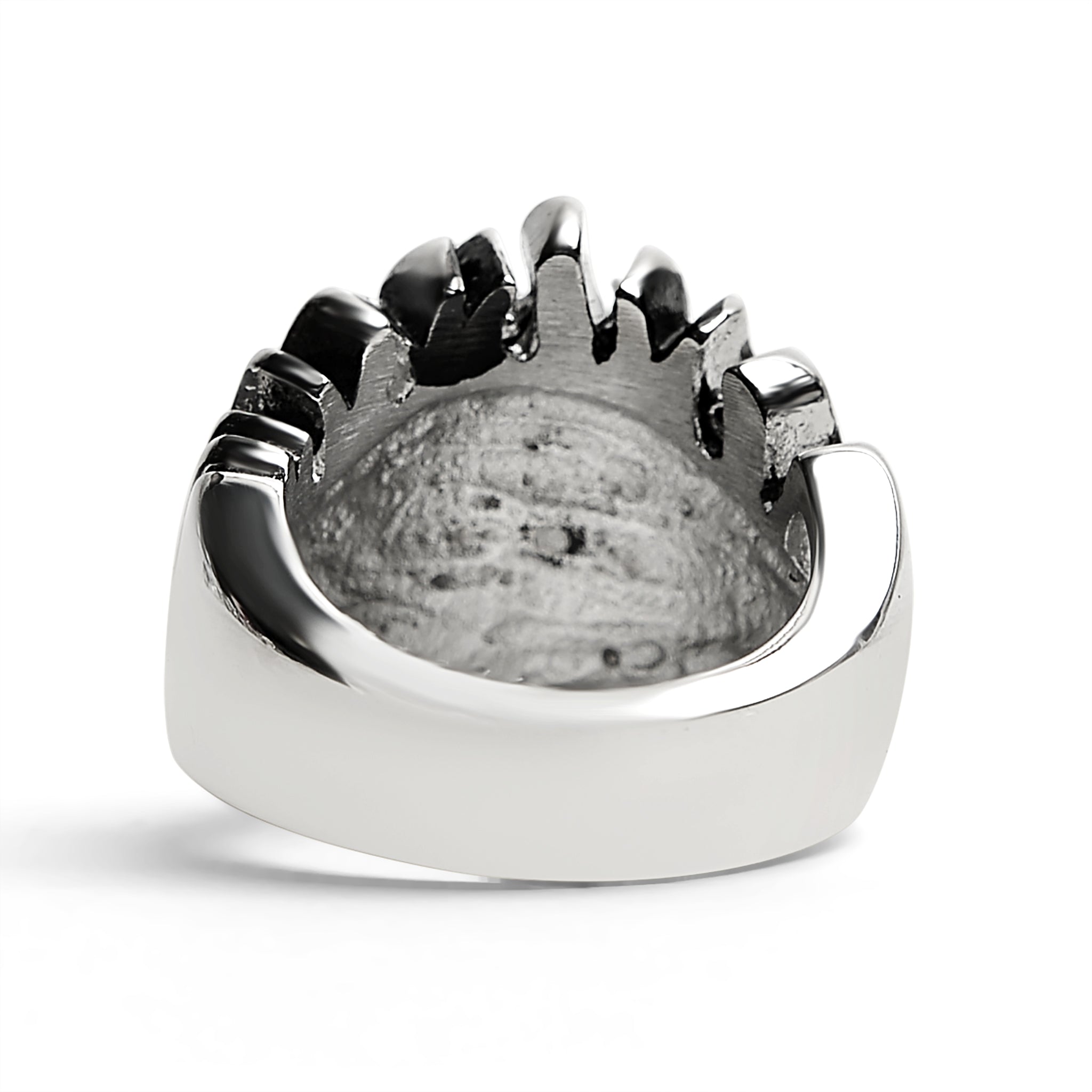 Large Detailed Lucky Seven Dice Stainless Steel Ring / SCR4010、mySite、dreamappss