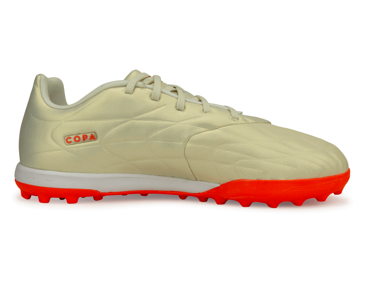 adidas Men's Copa Pure.3 TF Off White/Orange、mySite、noshort