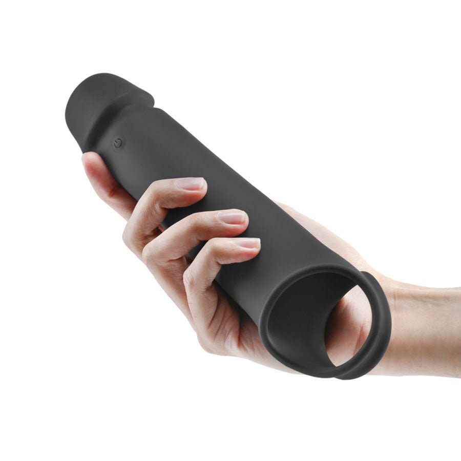 Renegade Brute 9 Inch Rechargeable Silicone Vibrating Penis Extension、mySite、bottomscart