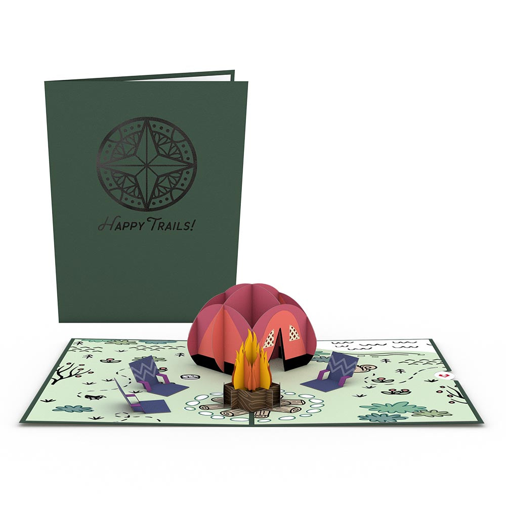 Happy Trails Camping Trip Pop-Up Card、mySite、solidvoid