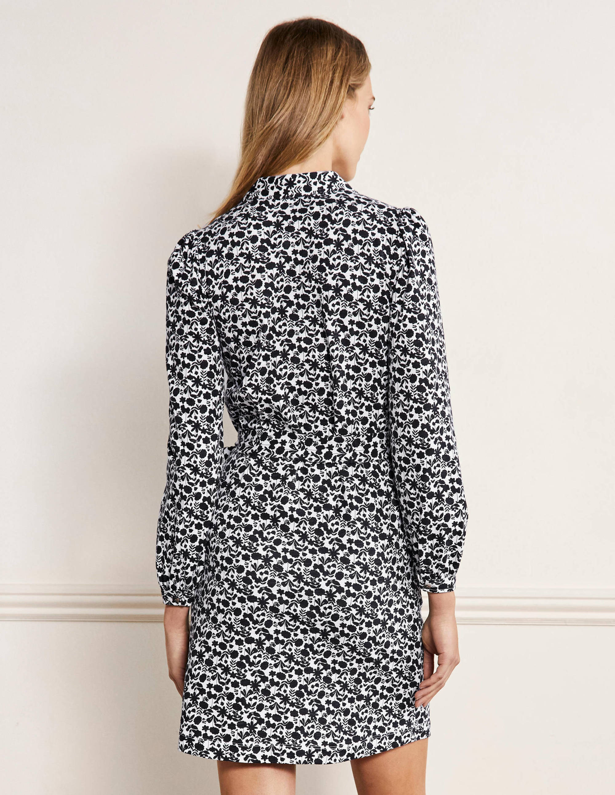  Jersey Shirt Dress-Black, Flora Bloom、mySite、ashleygrahame