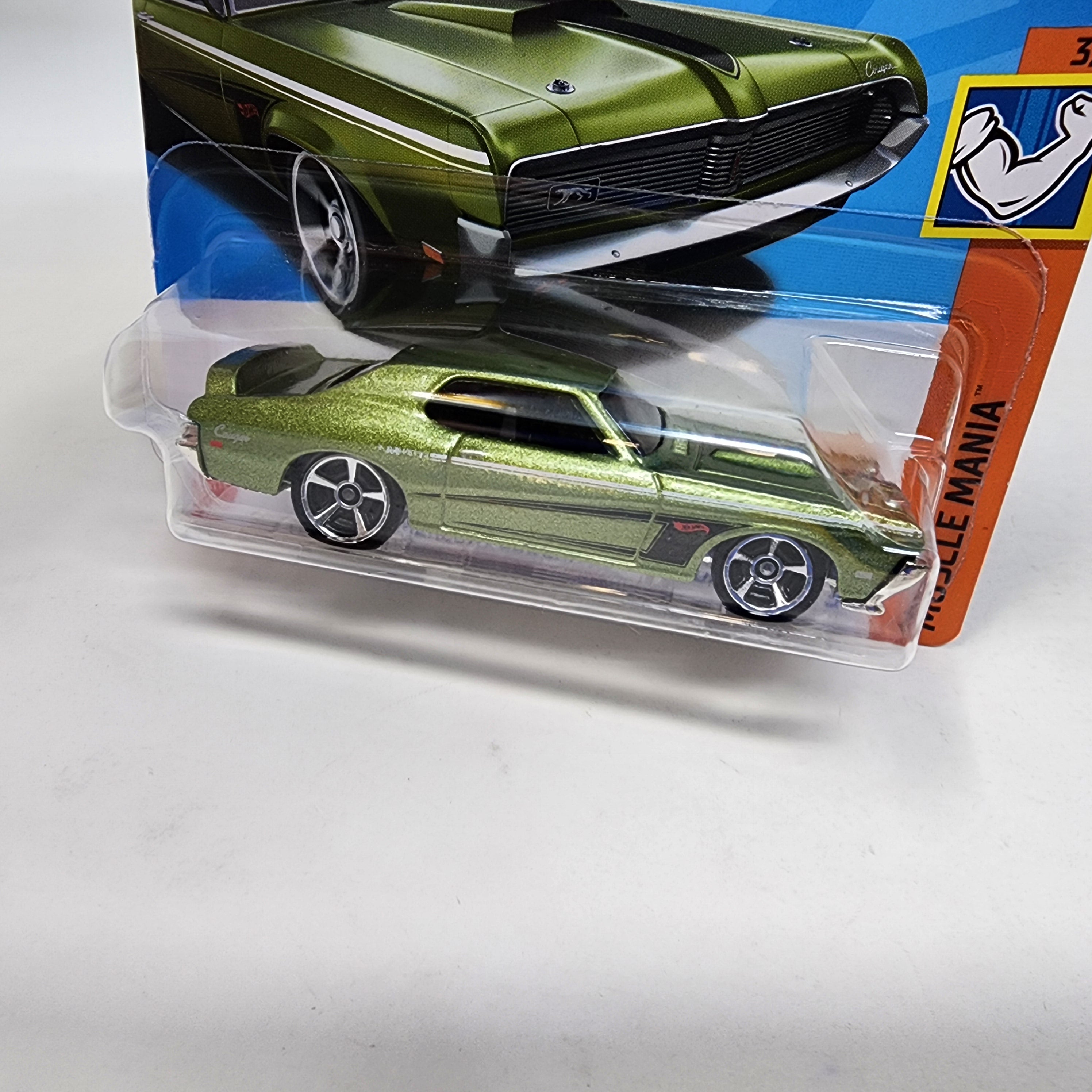 Short Card * '69 Mercury Cougar Eliminator #171 * GREEN * 2024 Hot Wheels Case Q、mySite、hgirdovlk