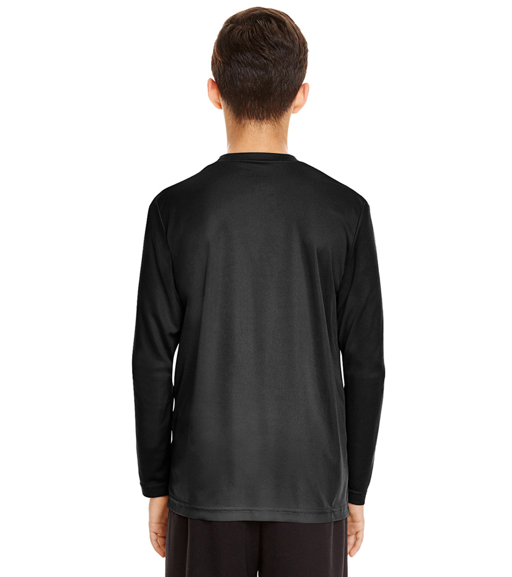 Team 365 Youth Zone Performance Long Sleeve T-Shirt、mySite、noshort
