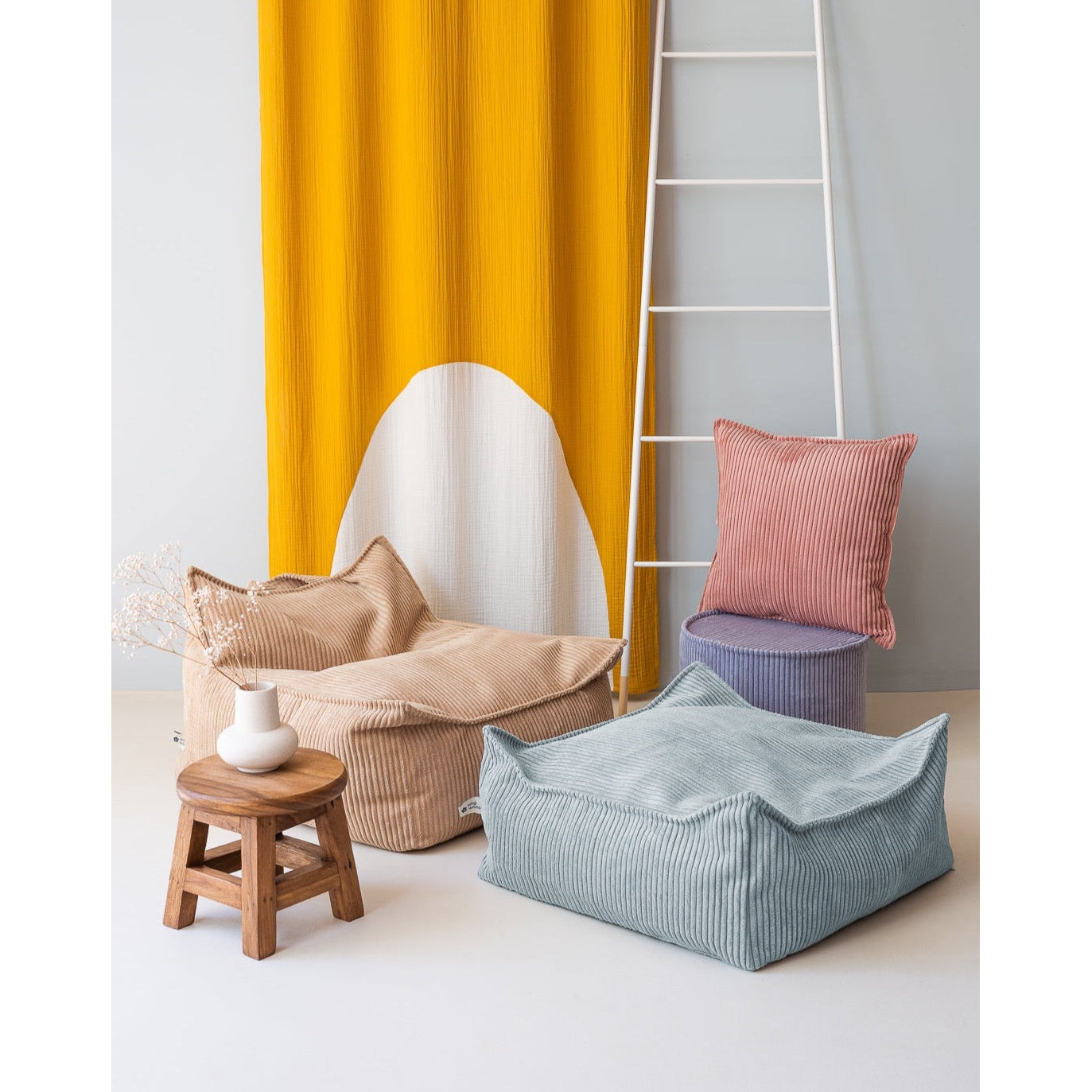 Peppermint Green Square Ottoman、mySite、gigharbornorthrealestate