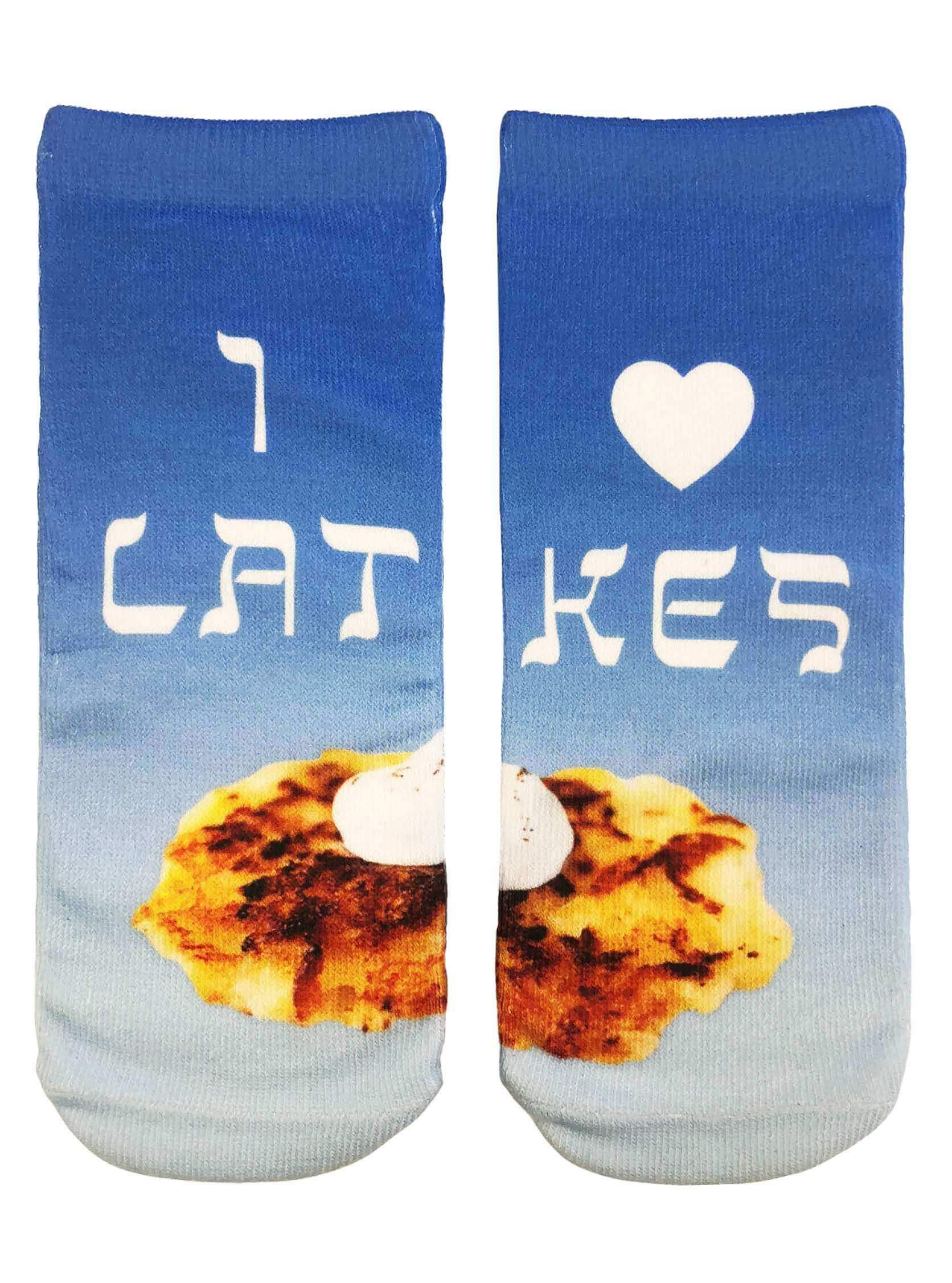 I Heart Latkes Ankle Socks、mySite、topwebapps