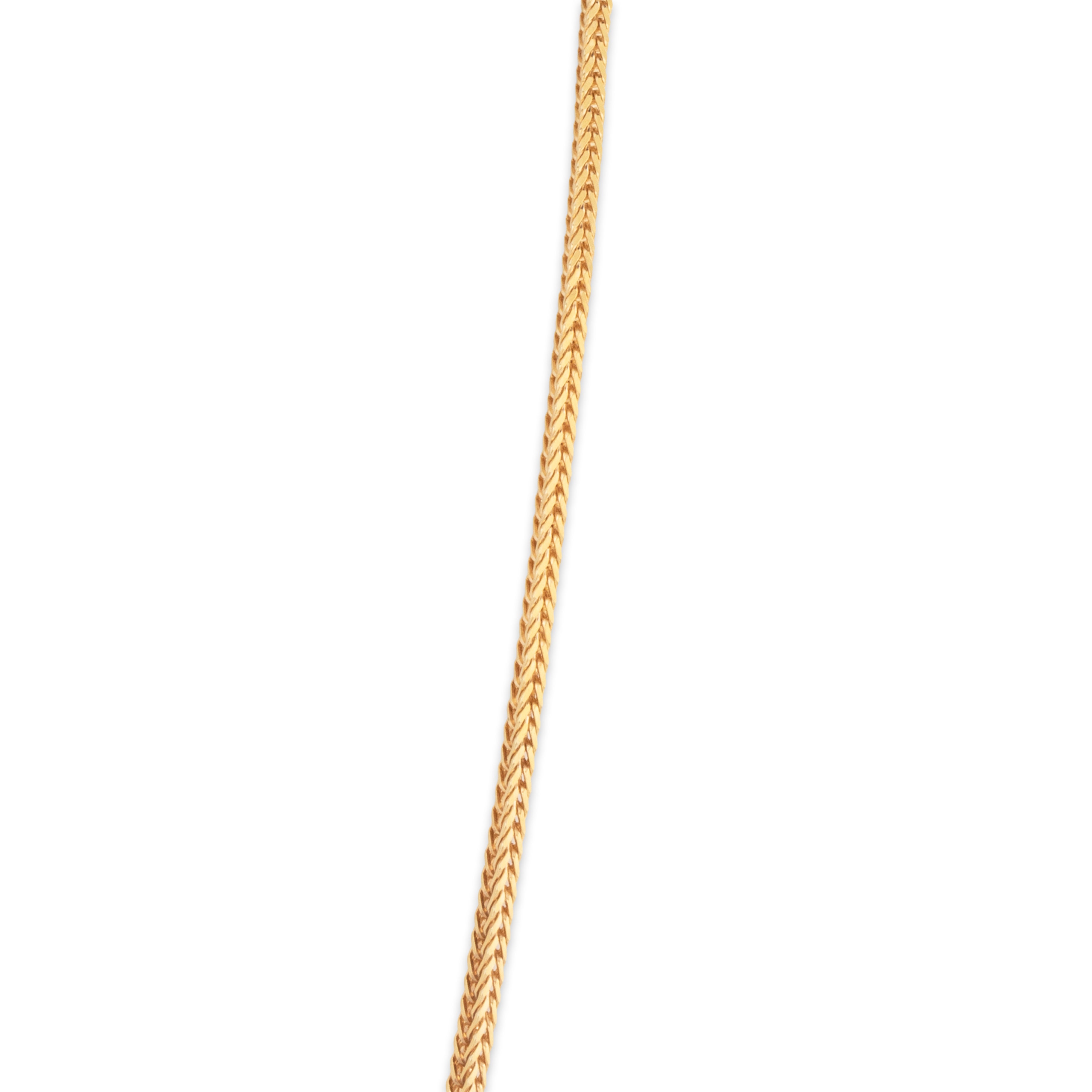 Vintage 14k Yellow Gold Square Snake Chain Necklace 24、mySite、hinf8tx79