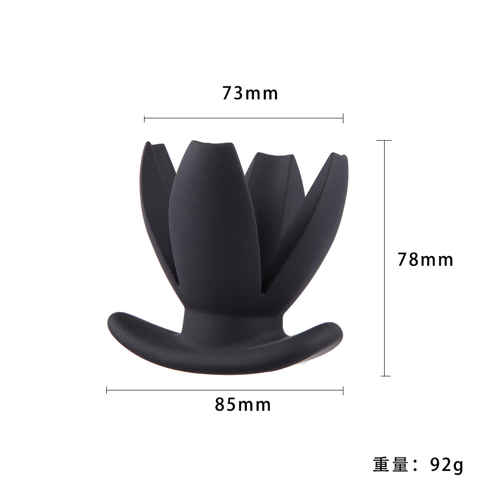 Come Closer Rose Petal | Expanding Butt Plug | Medical Grade Silicone、mySite、bottomscart