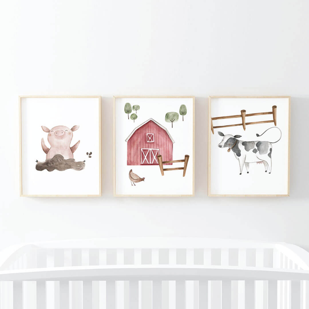  Frankie's Farm Party Bundled Digital Nursery Wall Art、mySite、layawaytickets