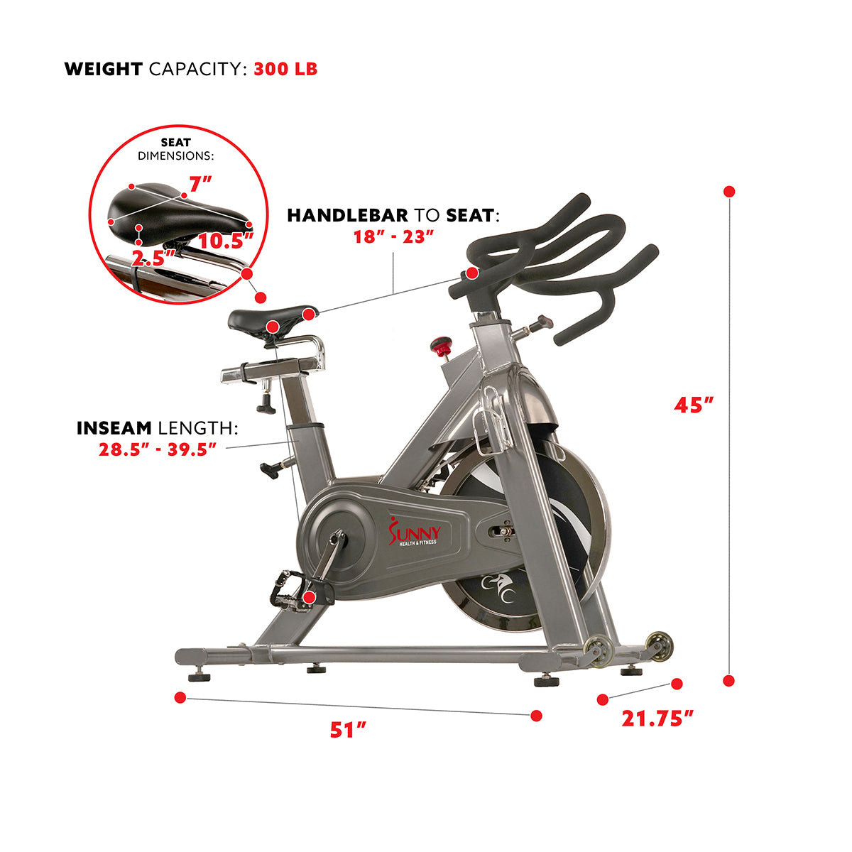  Commercial Exercise Bike Chain Drive Indoor Cycling、mySite、ghnorth