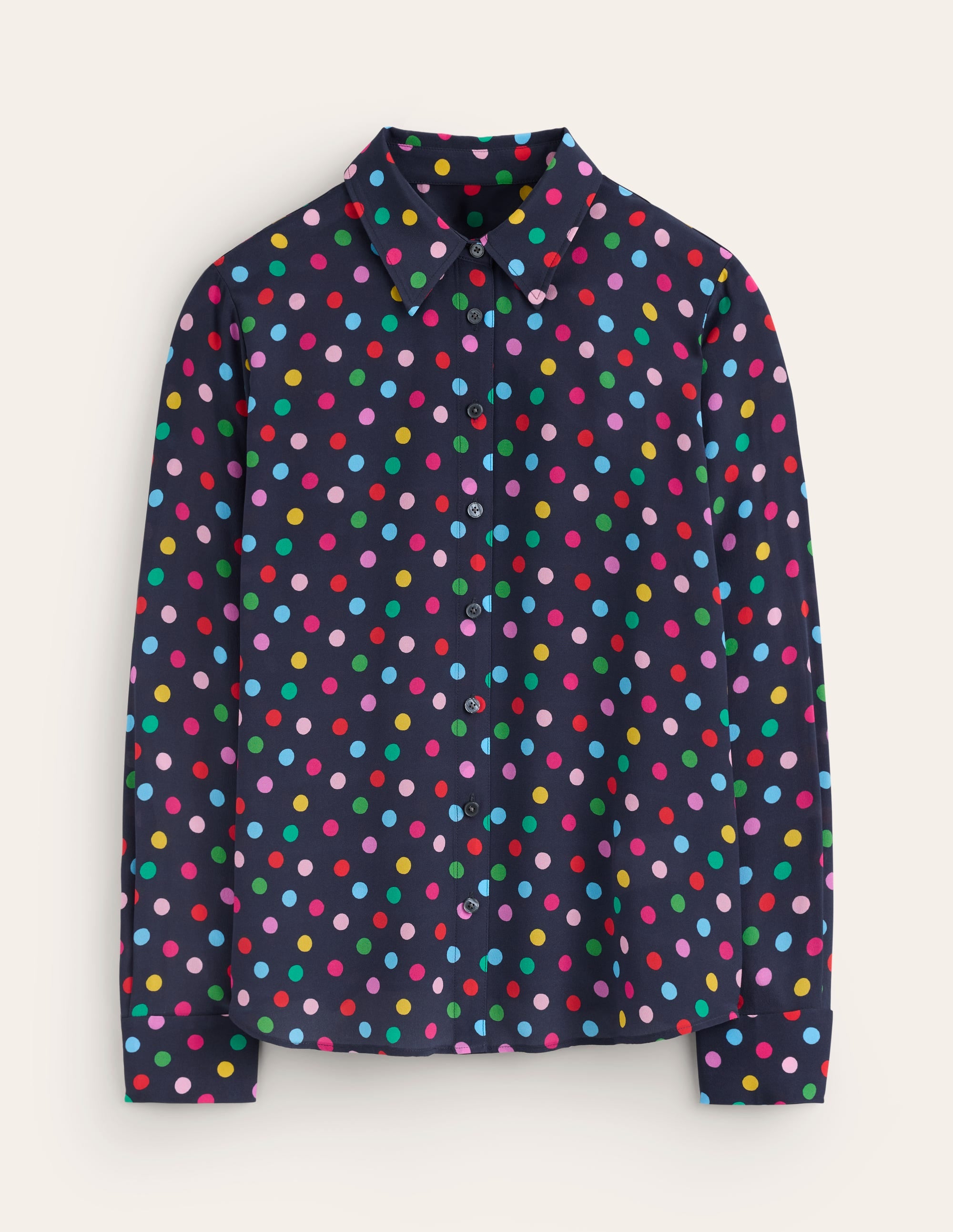  Sienna Silk Shirt-Multi, Abstract Dot、mySite、ashleygrahame
