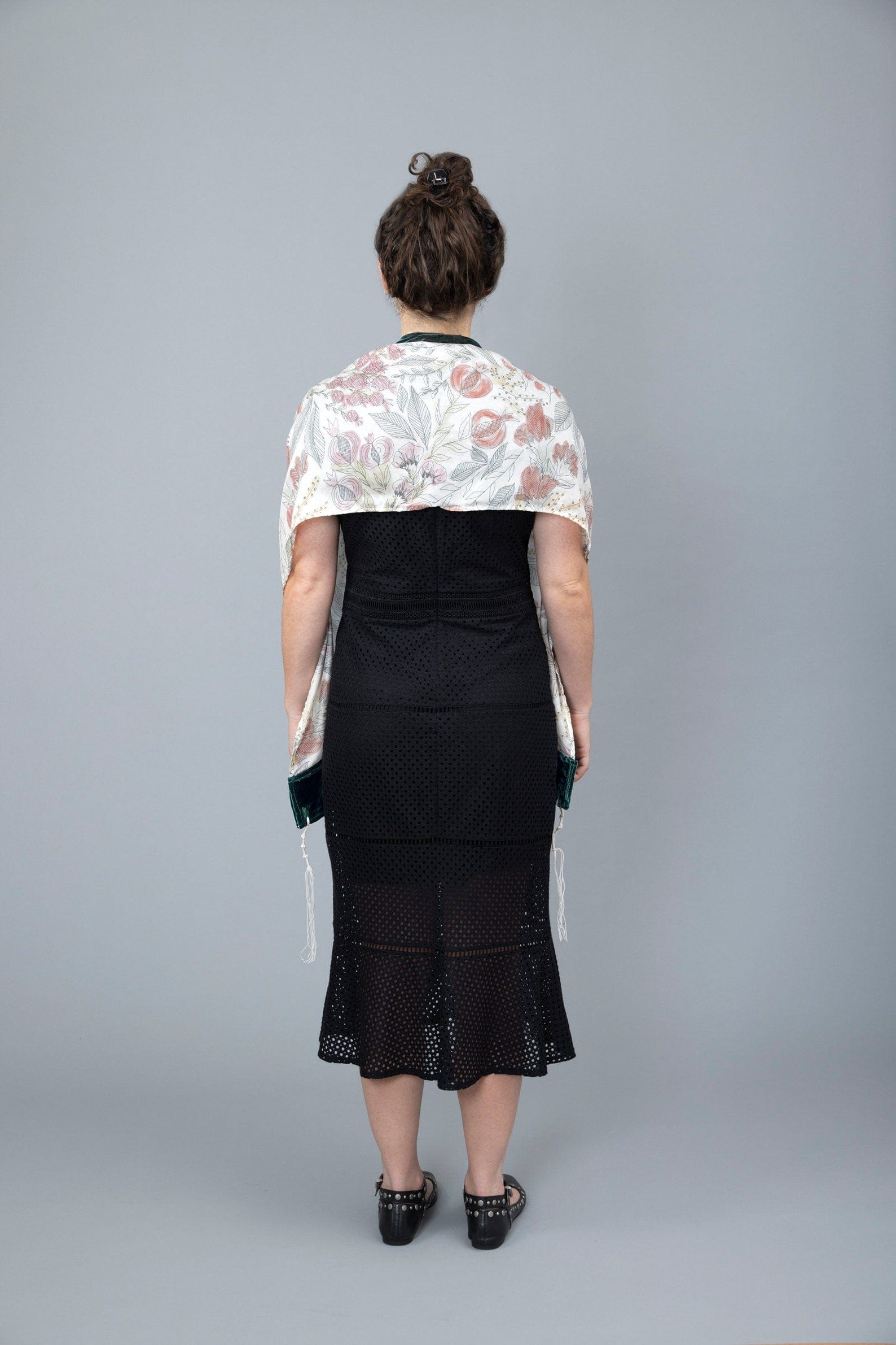 Watercolor Pomegranates on Silk Habotai Tallit、mySite、topwebapps