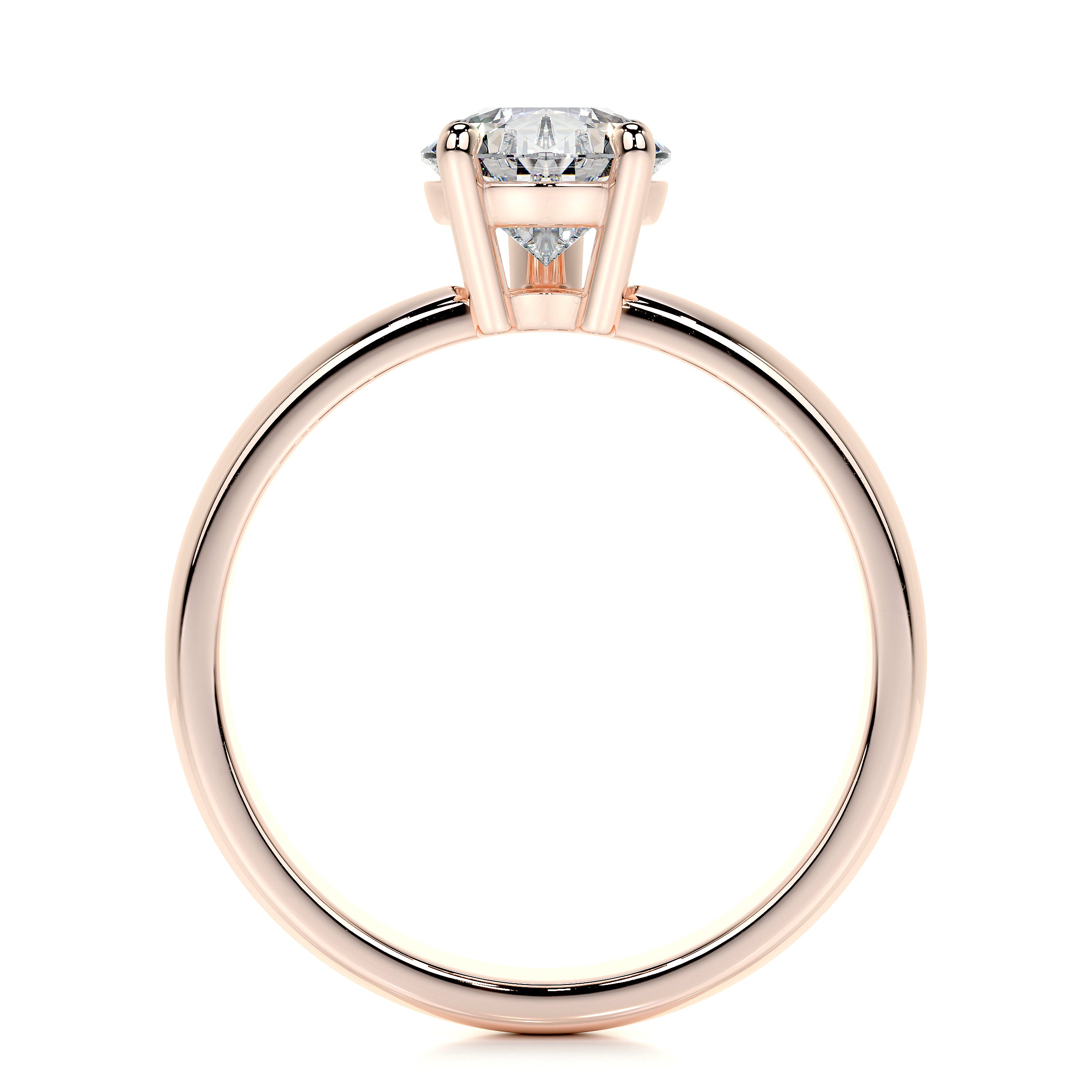 Hannah Lab Grown Diamond Ring -14K Rose Gold、mySite、hinf8tx79