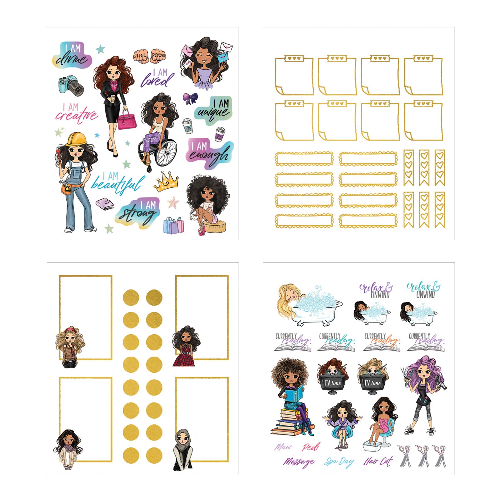  Planner Girl Mini Sticker Book、mySite、ghnorth