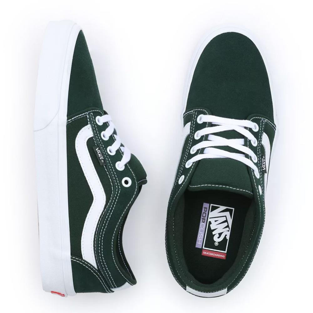  Vans Chukka Low Sidestripe - Dark Green/White、mySite、merchandisen