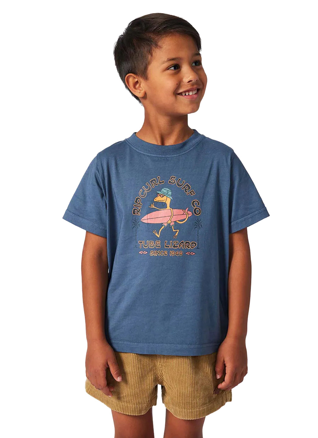 Rip Curl Boys' Grom Energy Lizard Short Sleeve Tee (Toddler, Little Kid)、mySite、noshort