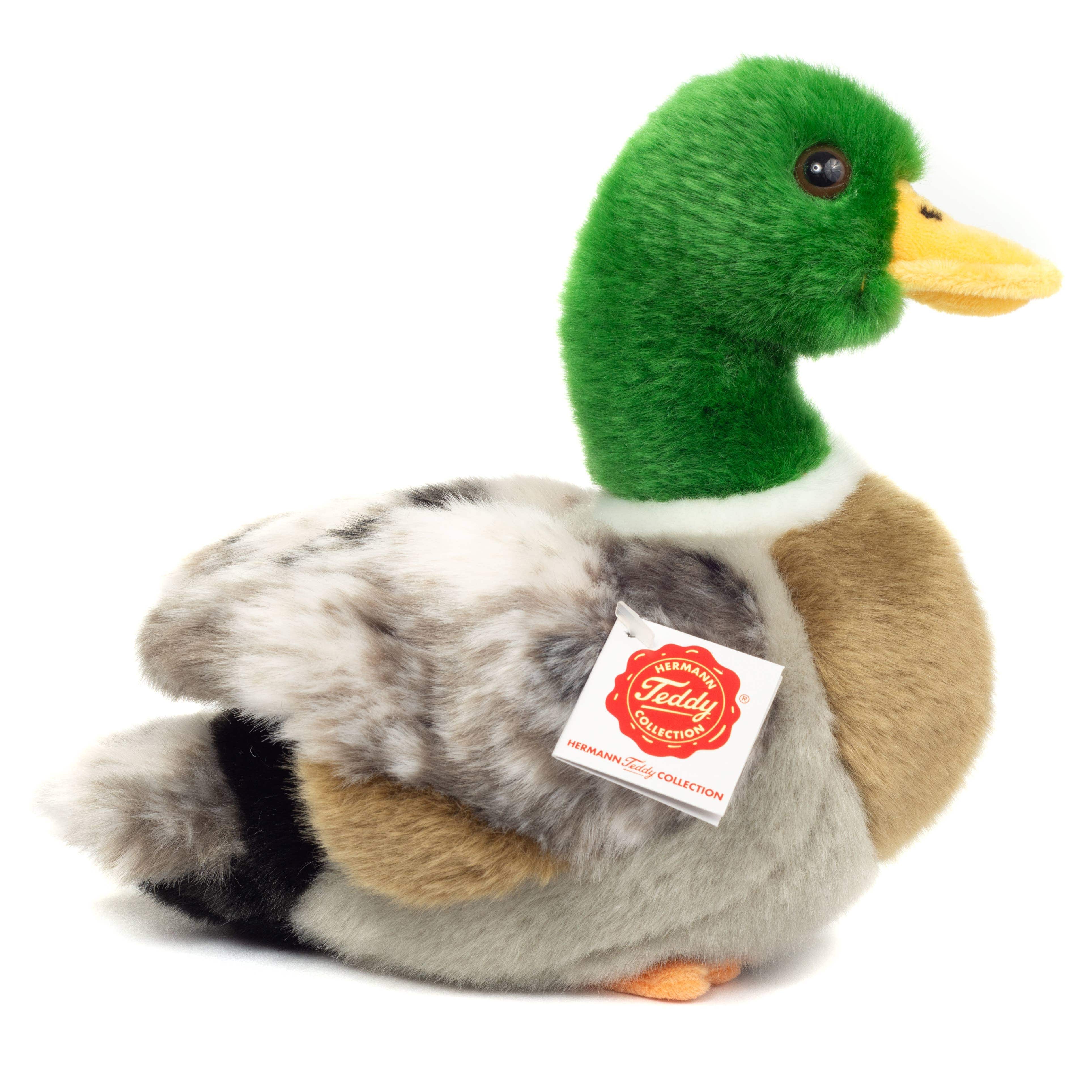 Teddy Hermann - Wild duck 24 cm - plush toy - soft toy、mySite、g9winljtr