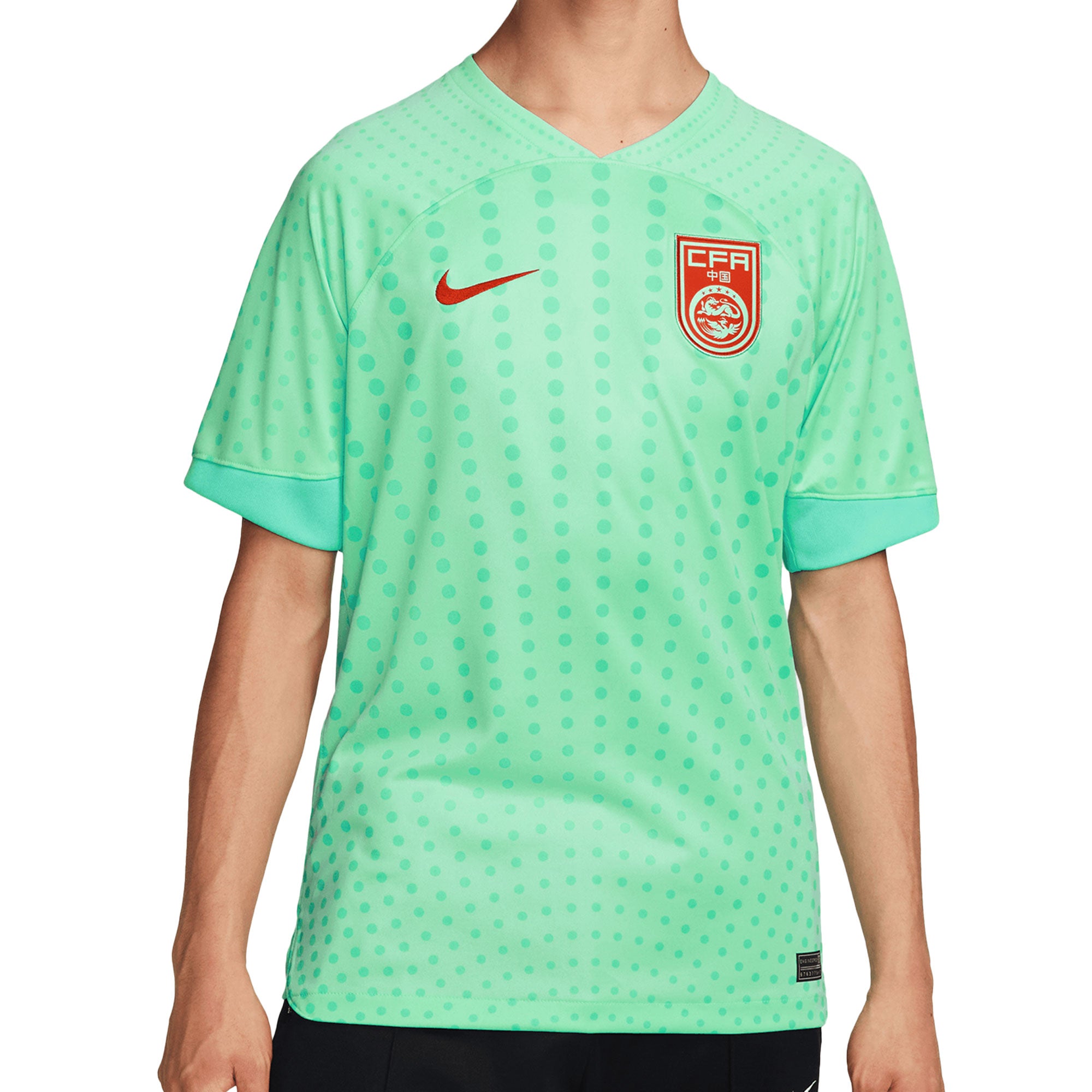 Nike Men's China 2023/24 Away Jersey Aqua、mySite、noshort