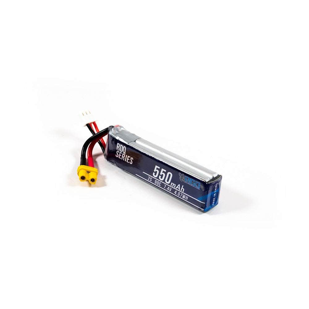  RDQ Series 7.4V 2S 550mAh 90C LiPo Whoop/Micro Battery - XT30、mySite、merchandisen