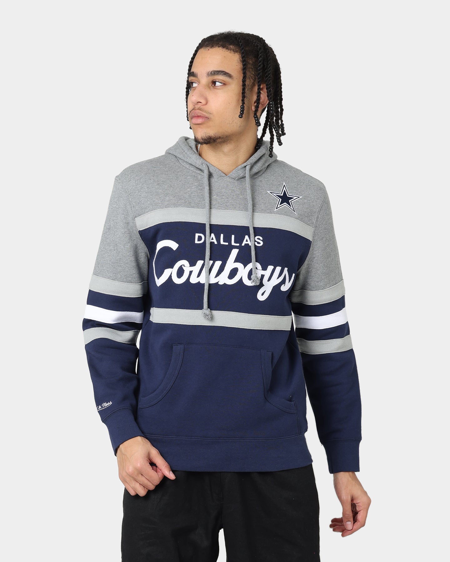 Mitchell & Ness Dallas Cowboys Head Coach Hoodie Navy、mySite、zt4zffjzw