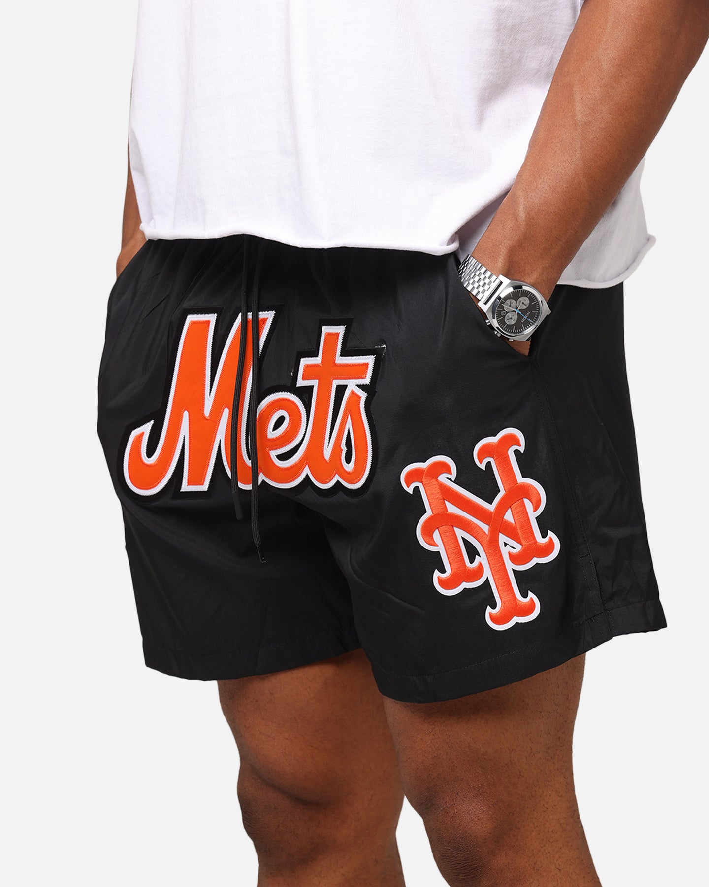 Pro Standard New York Mets Classic Woven Shorts Black、mySite、zt4zffjzw