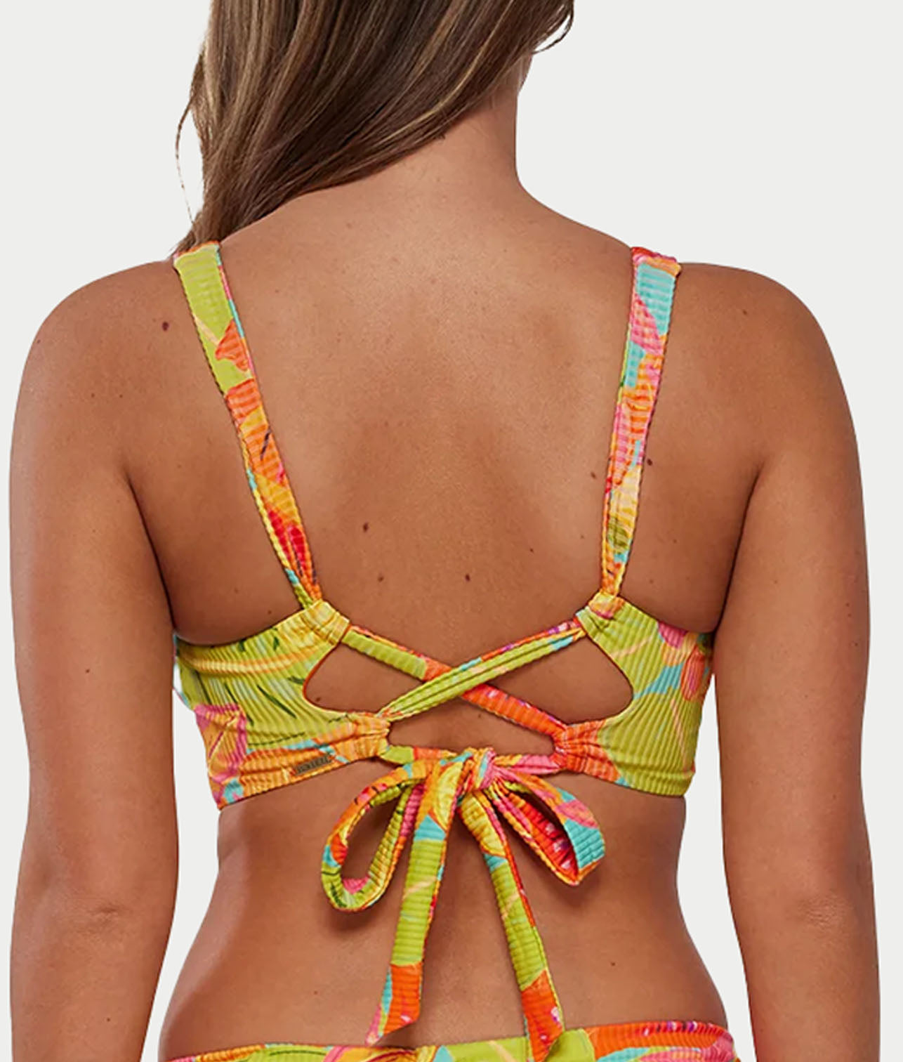 Printed Elsie Underwire Wrap Bikini Top、mySite、bengalsvssteelers