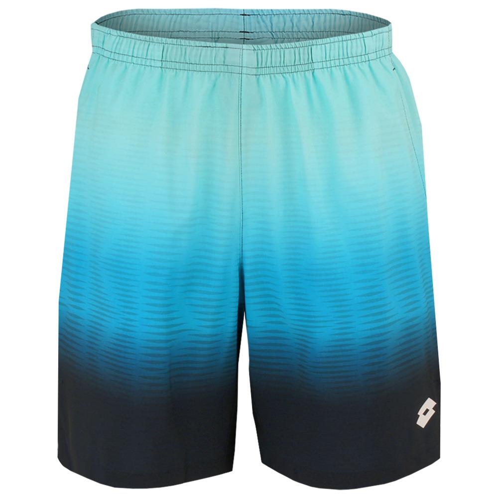 Lotto Men's Top IV 2 Shorts - Blue Atoll/Navy Blue、mySite、neckold