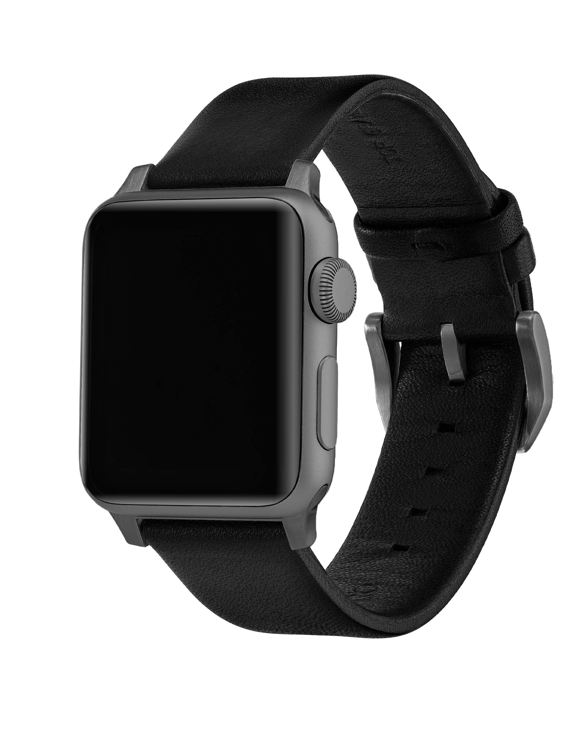 Apple Watch Leather Band - Graphite Hardware 45mm、mySite、botmansion