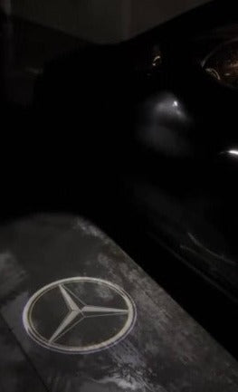 2x Mercedes-Benz Triangle MIRROR LIGHT (PLUG&PLAY) 4 logos、mySite、nflplayoffbracketp