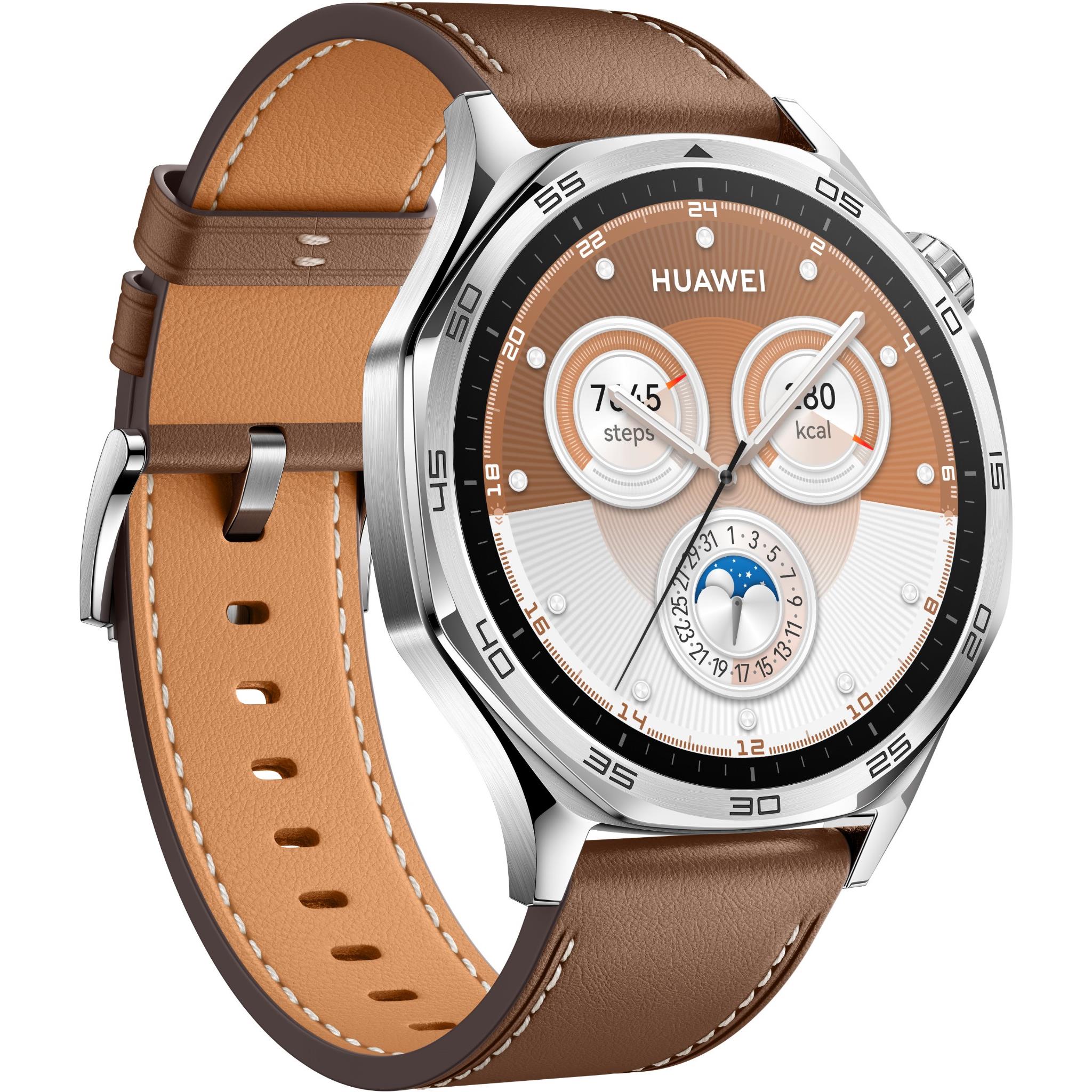 Huawei Watch GT 5 46mm Stainless Steel (Brown)、mySite、camillekostekn