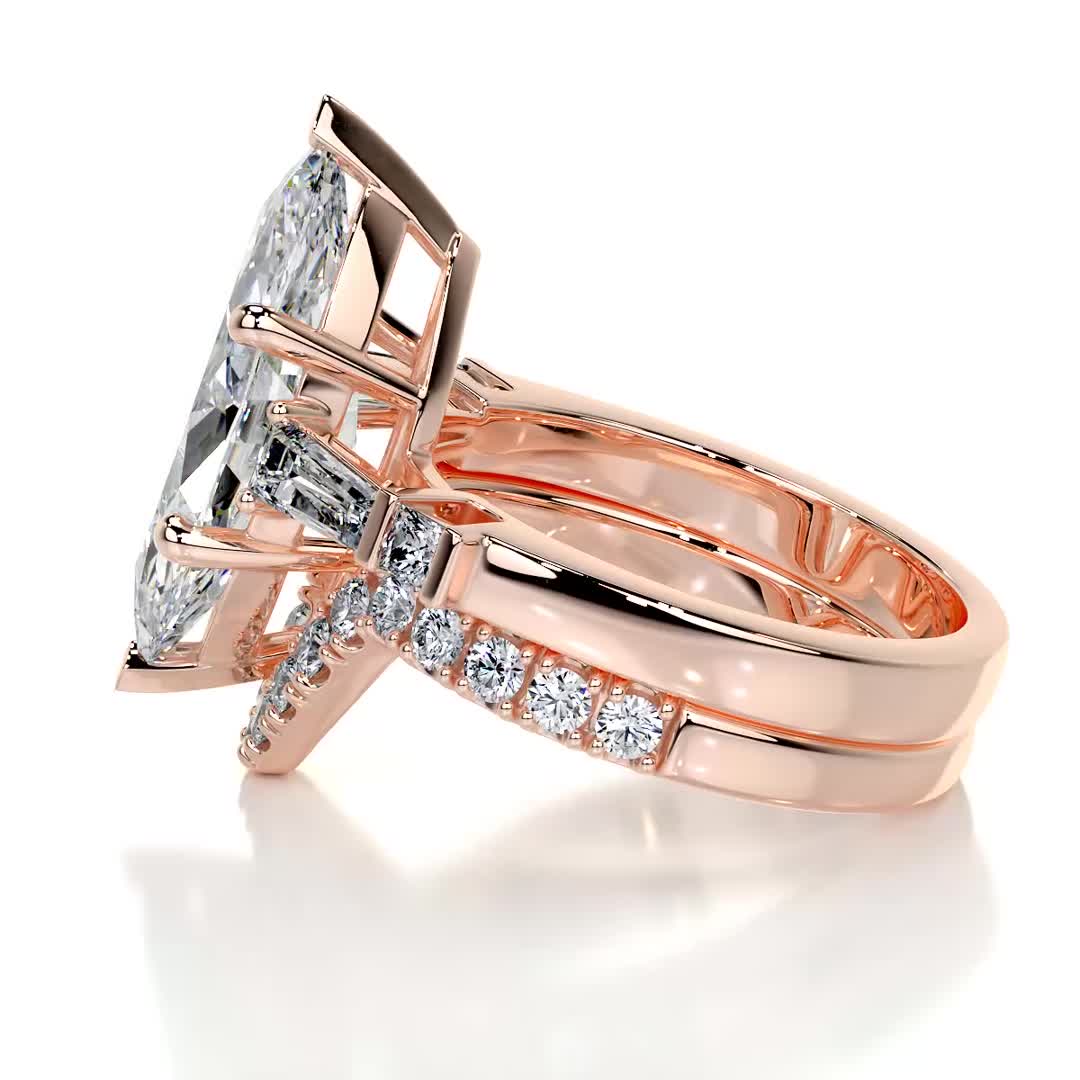 Tessa Lab Grown Diamond Bridal Set -14K Rose Gold、mySite、hinf8tx79