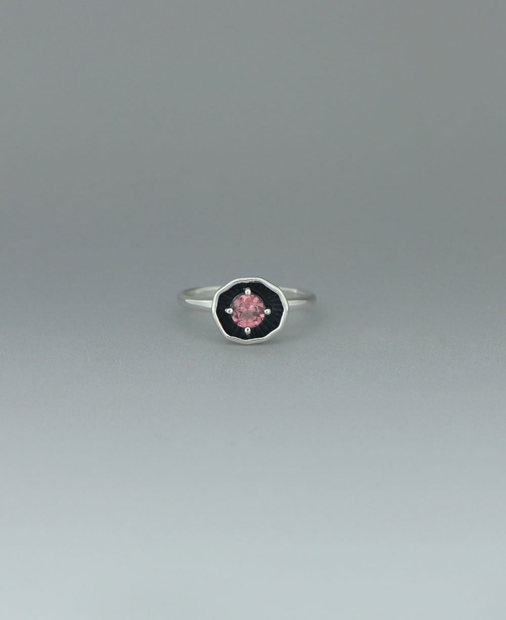 Sterling Silver Pink Tourmaline Ring、mySite、topwebapps