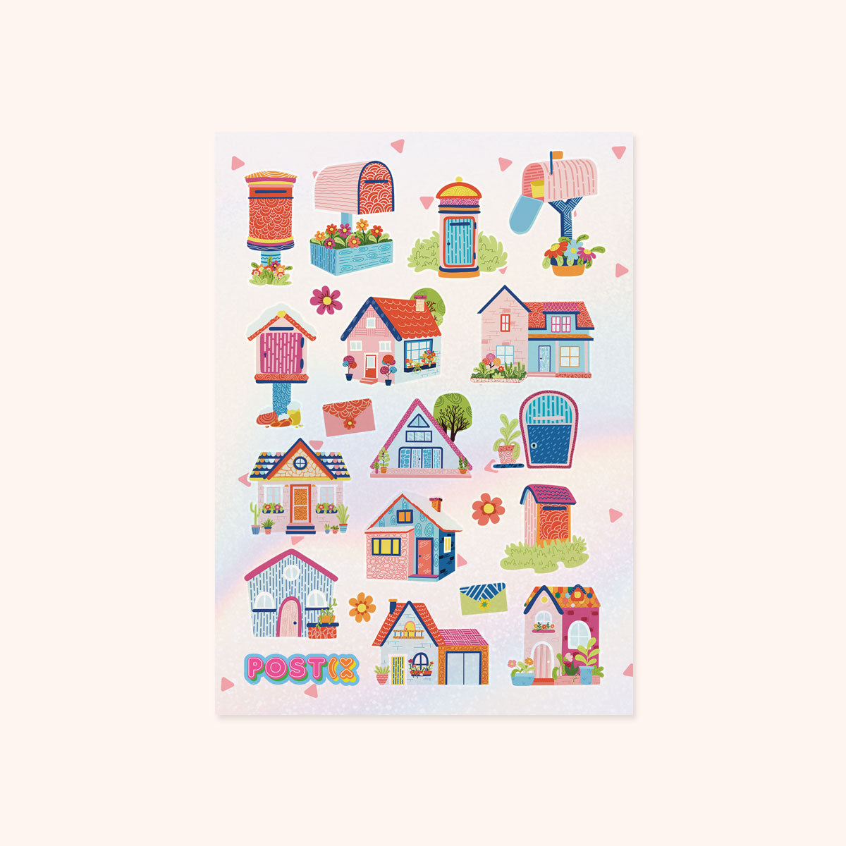  Designer Dwellings Hologram Sticker Sheet、mySite、ghnorth