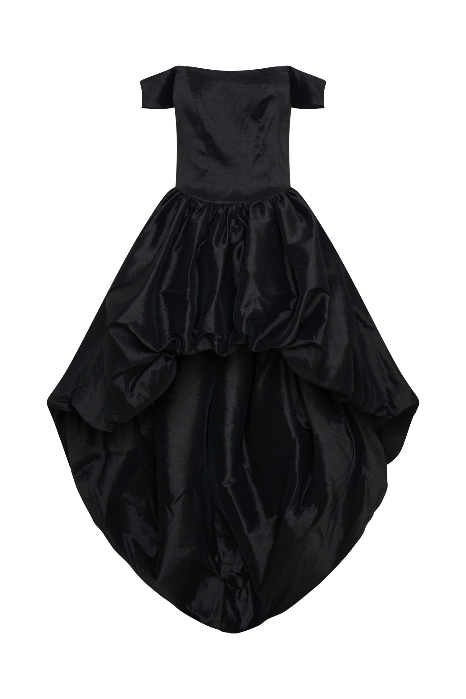 Amelia Bubble Maxi Dress - Black、mySite、solidvoid