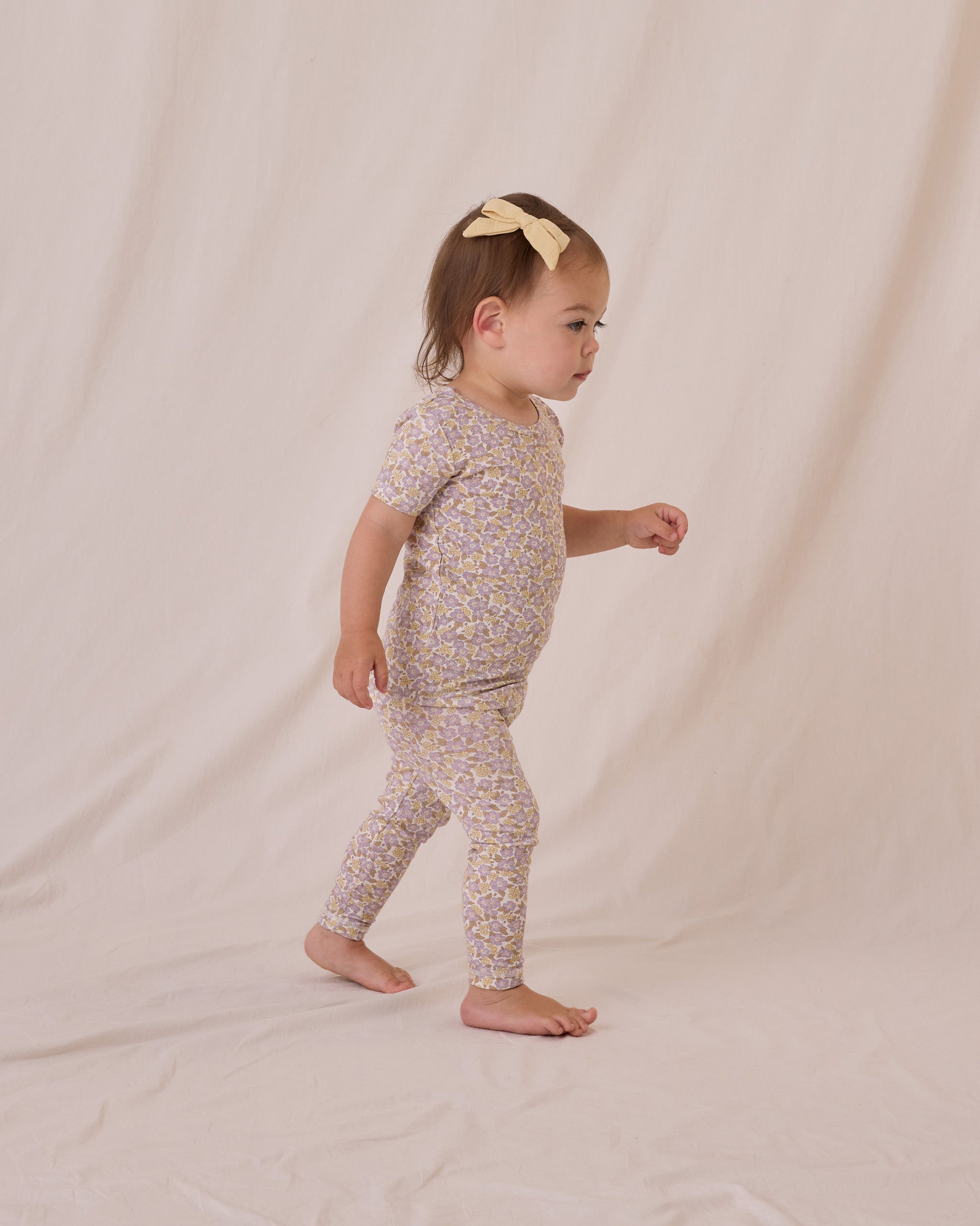  Bamboo Short Sleeve Pajama Set || Purple Floral、mySite、layawaytickets