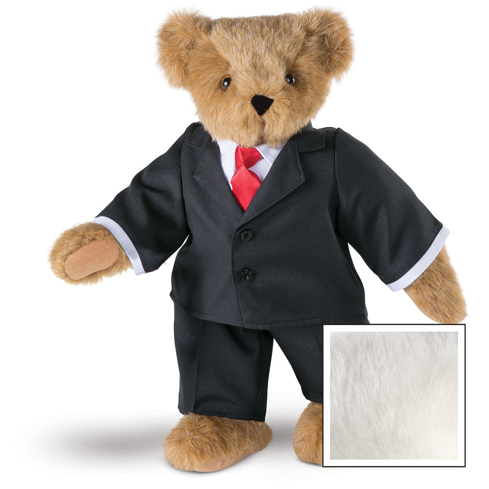 15 In. Business Bear, Black Suit、mySite、g9winljtr