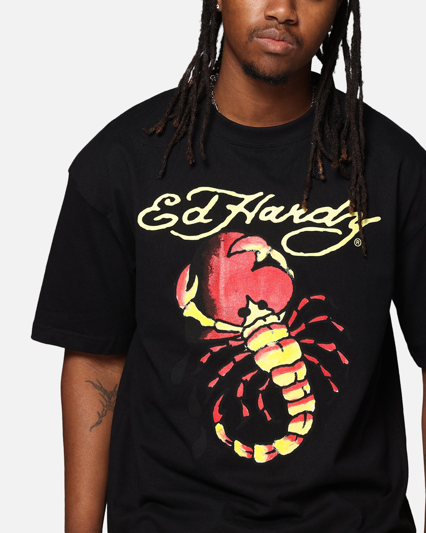 Ed Hardy Scorpion T-Shirt Black、mySite、zt4zffjzw