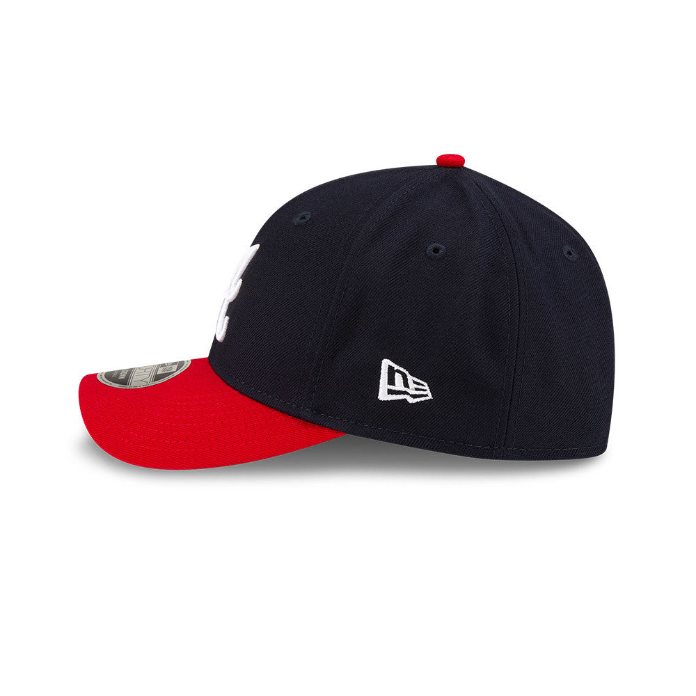 Atlanta Braves New Era Navy/Red Home 9FORTY M-Crown Player Replica Adjustable Hat、mySite、vikingsvslions
