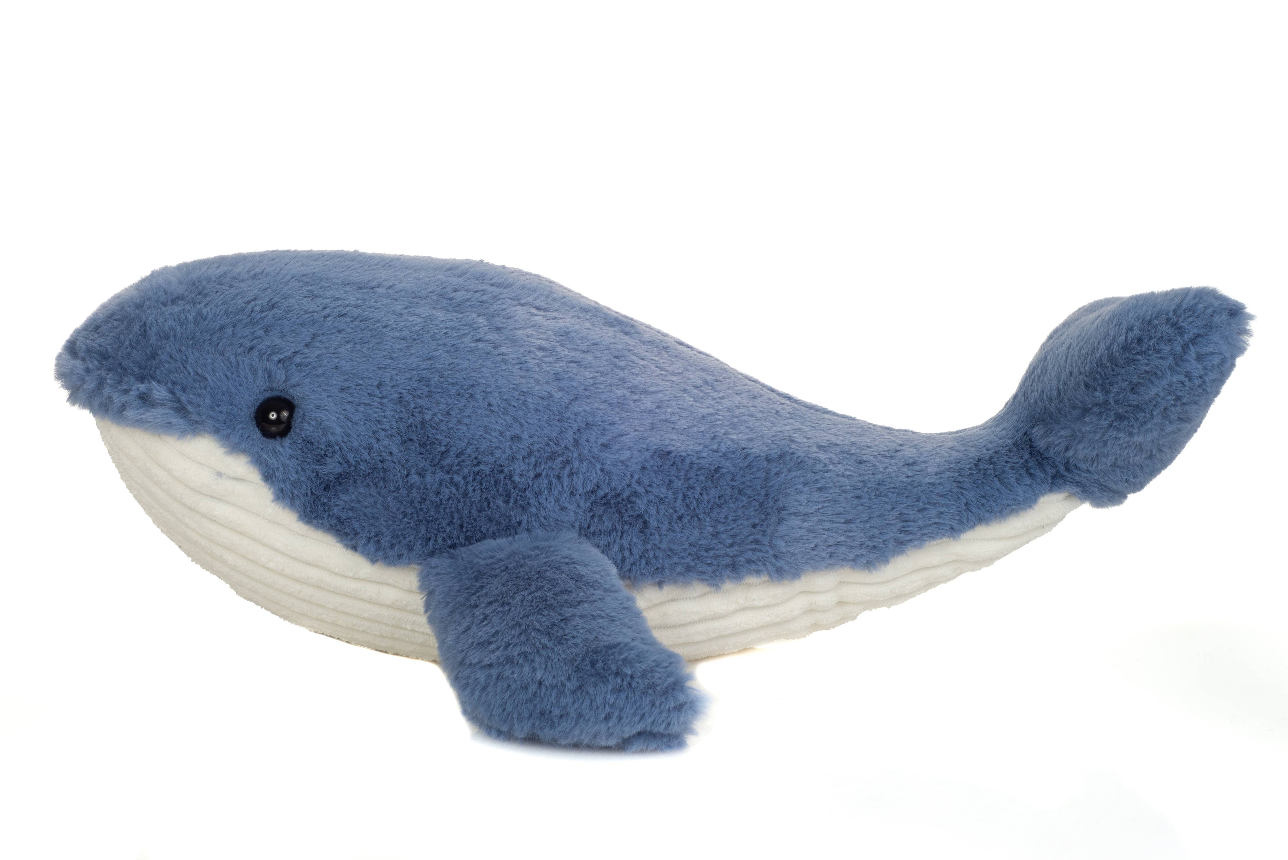 Plush Large Blue Whale 44 cm Plush Toy by Teddy Hermann -、mySite、g9winljtr