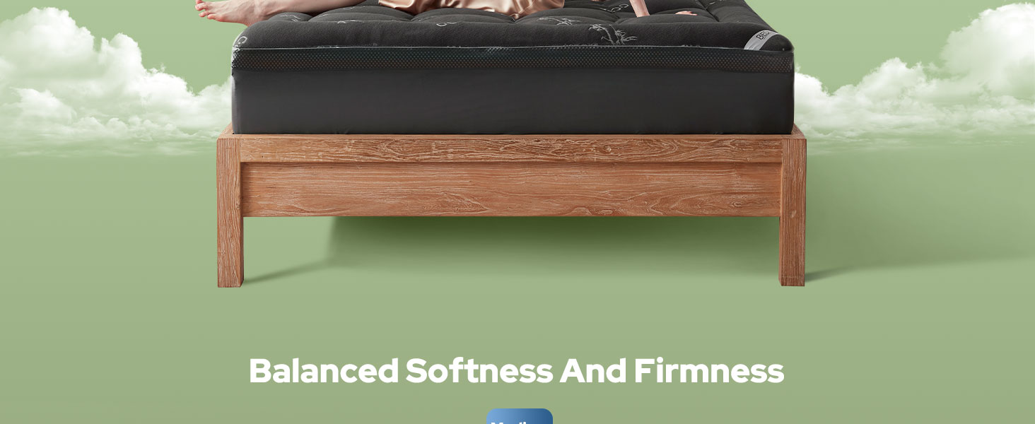 Our mattress topper strikes a balance between softness and firmness,bring a nice sleep experience