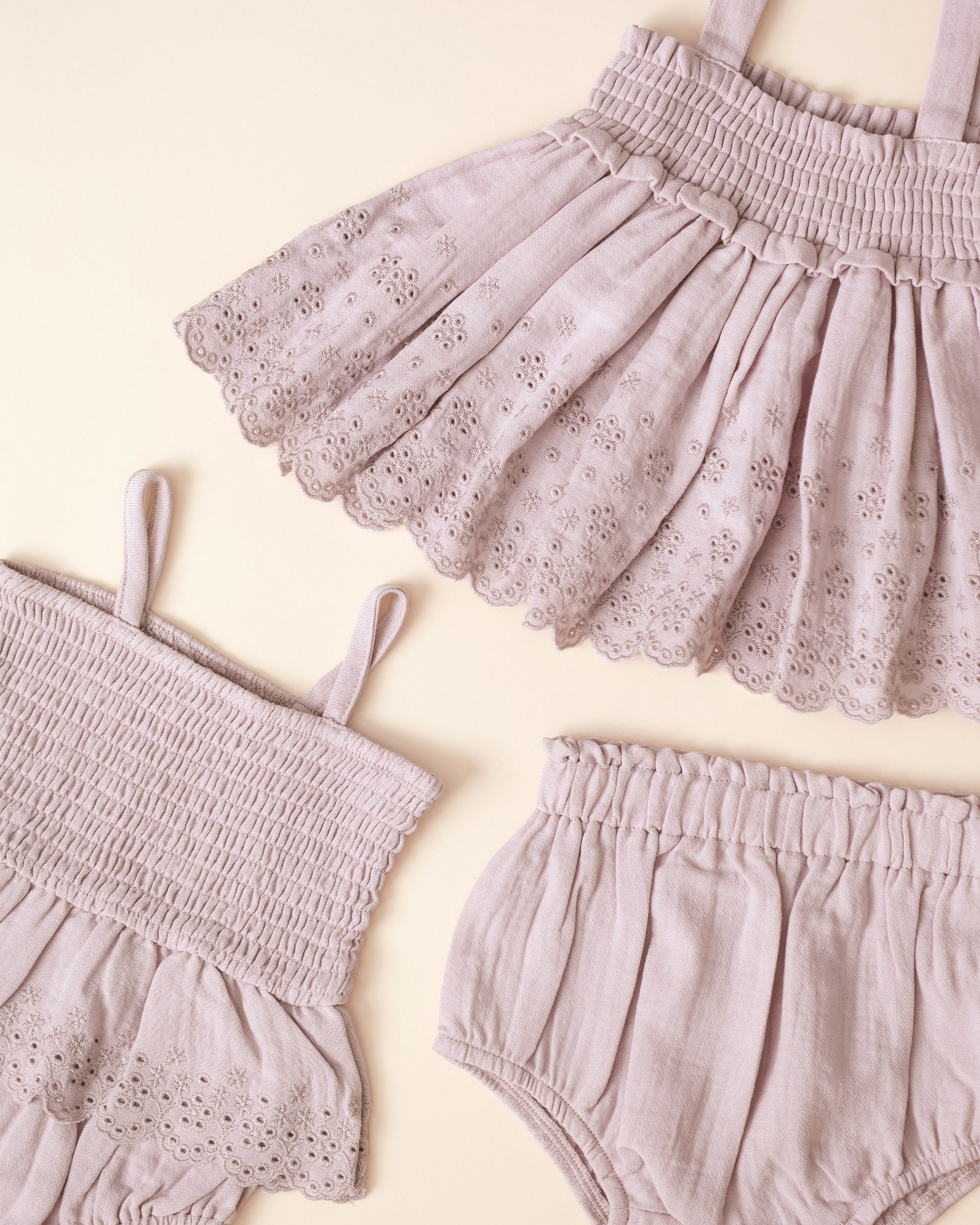  Mae Smocked Top + Bloomer Set || Lavender、mySite、layawaytickets
