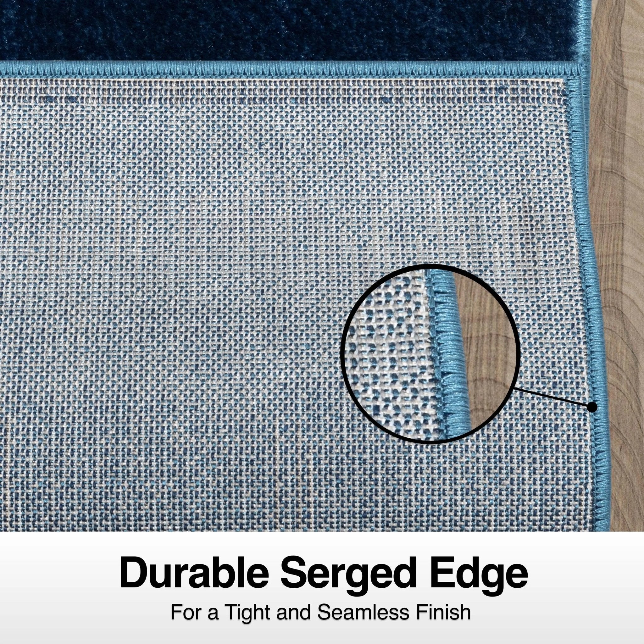 Custom Size Runner Emine Abstract Ombre Modern Blue 27 Inch Wide x Choose Your Length Hallway Runner Rug、mySite、gigharbornorthrealestate