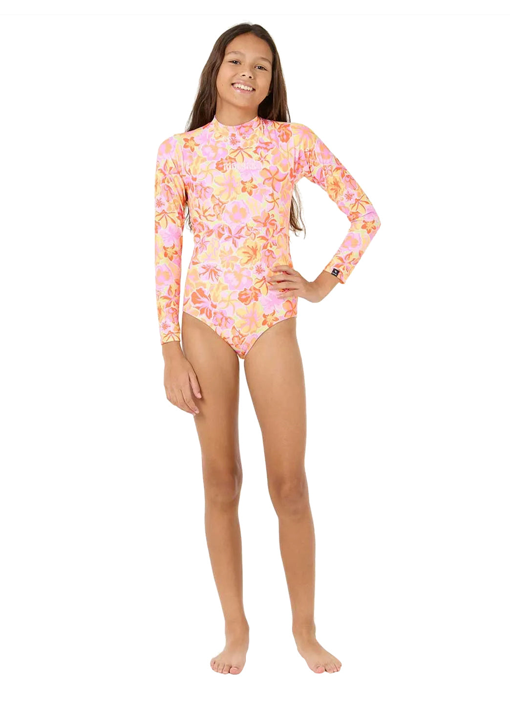 Rip Curl Girls' Island Bliss Long Sleeve Surf Suit (Big Kid)、mySite、noshort