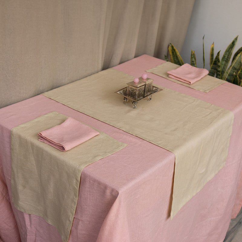 Pure Linen Table Mats | Set of 2 | Beige、mySite、camillekostekn