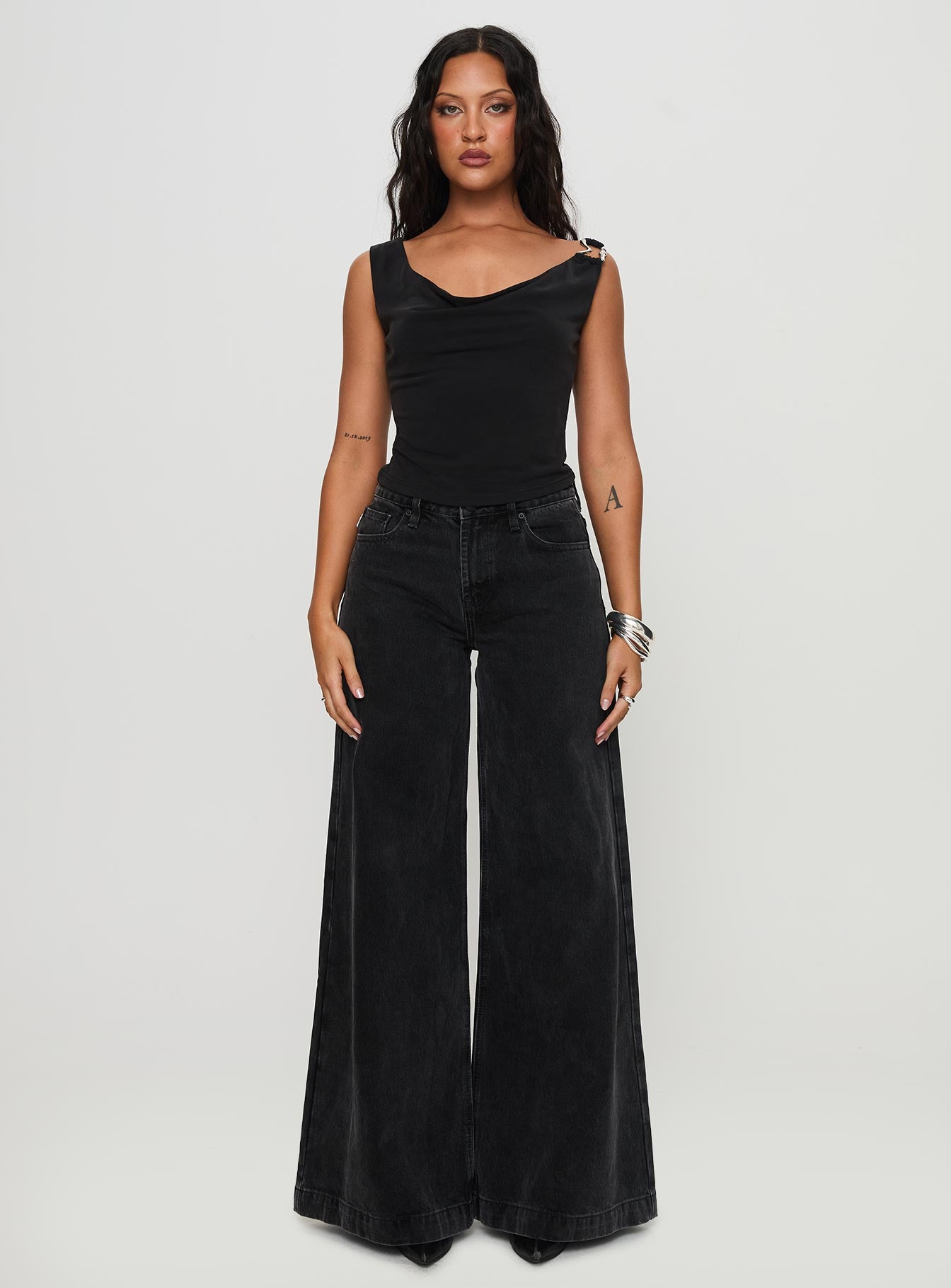 Toby Low Ultra Baggy Jean Charcoal、mySite、solidvoid