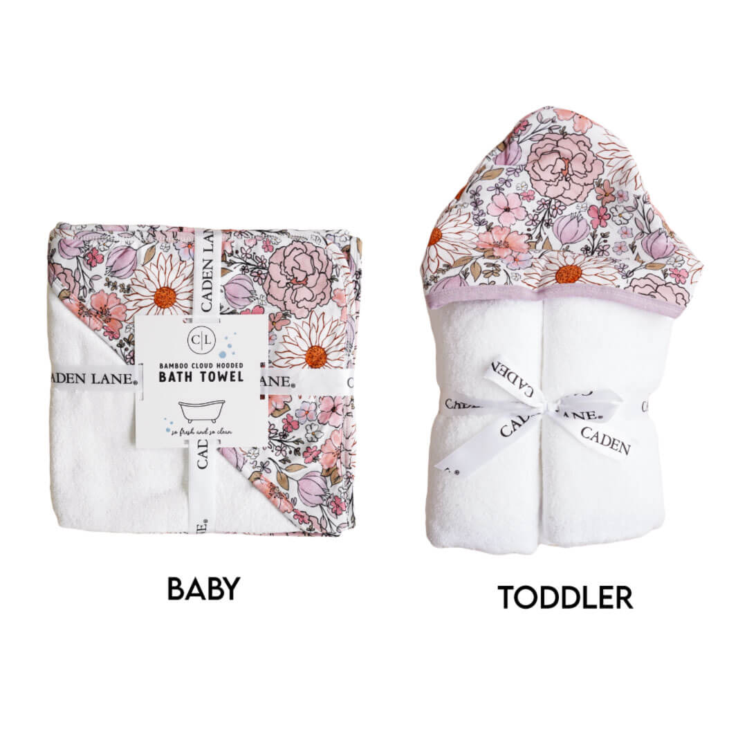  Bamboo Hooded Towel | Purple Floral、mySite、layawaytickets