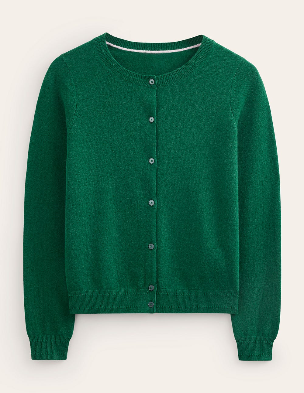  Eva Cashmere Crew Cardigan-Deep Forest、mySite、ashleygrahame