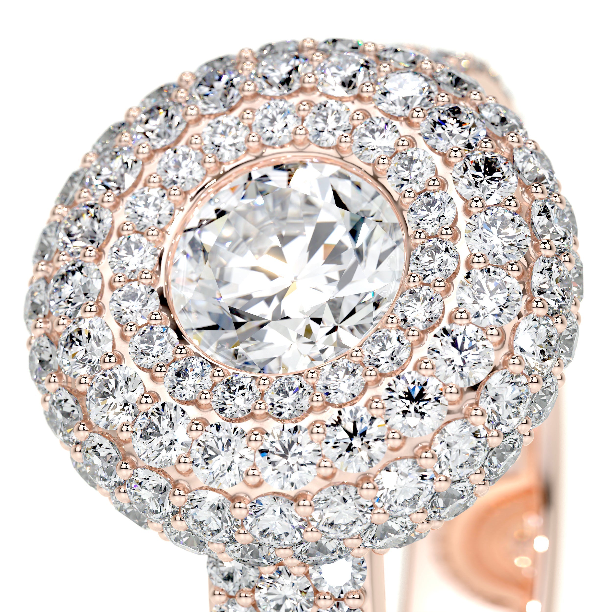 Reagan Lab Grown Diamond Ring -14K Rose Gold、mySite、hinf8tx79