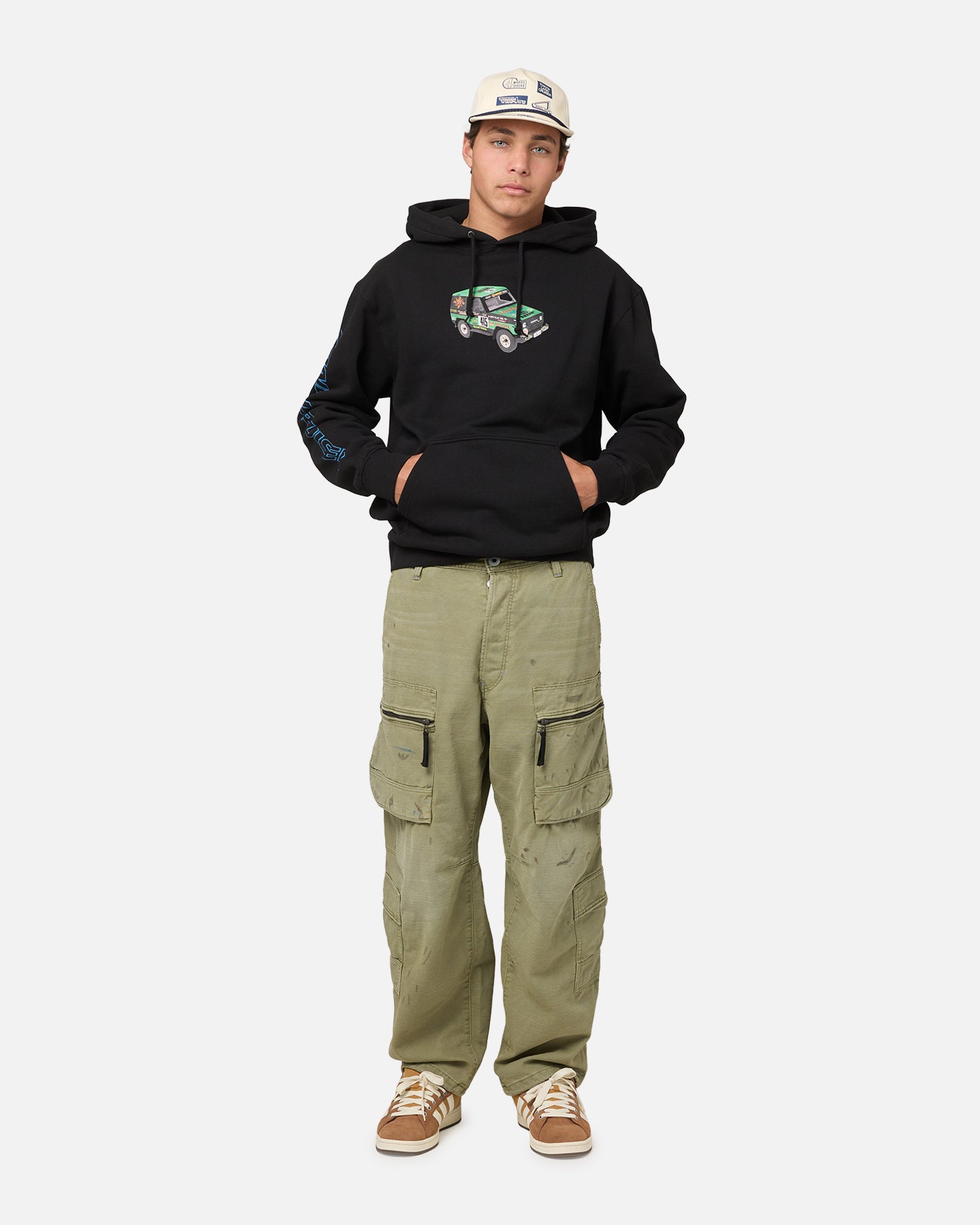 Huf X Toyota Sahara Rally Pullover Hoodie Black、mySite、zt4zffjzw