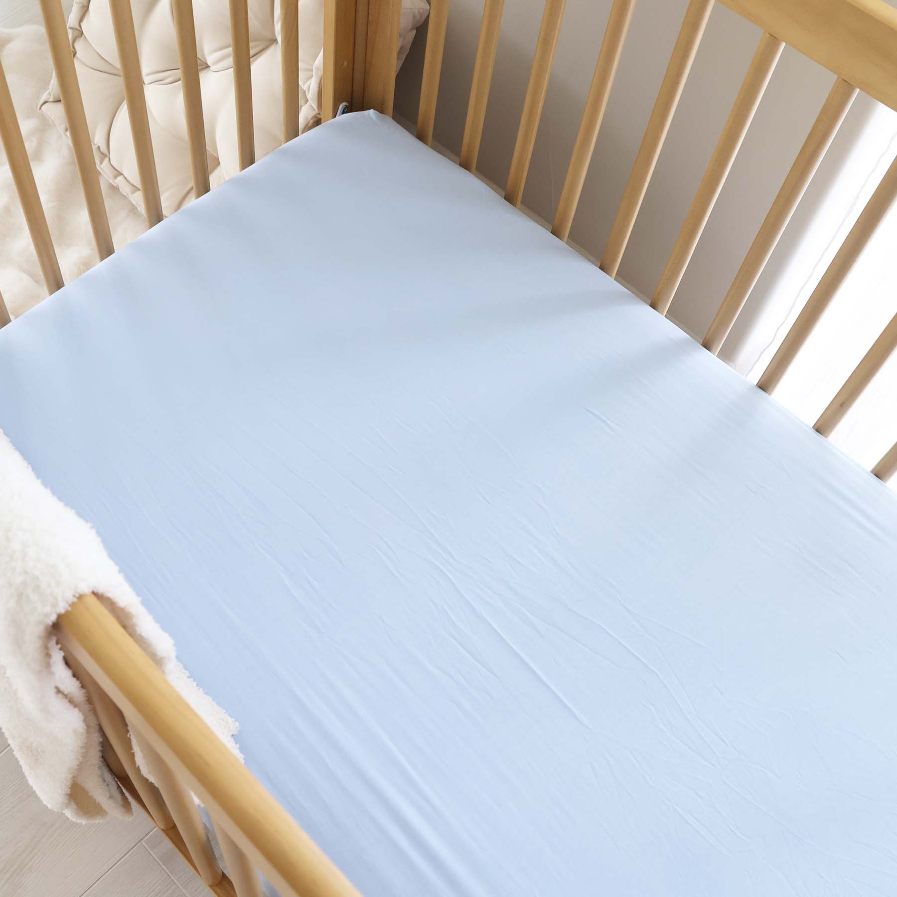  Solid Baby Blue Bamboo Crib Sheet、mySite、layawaytickets